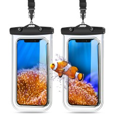 Zewwen Waterproof Phone Pouch with Crossbody Lanyard, Underwater Dry Bag IPX8 Waterproof Phone Case Compatible with iPhone 13 Pro Max/12/11/XS/XR/8 Plus, Galaxy S22/Note 20 up to 7" for Beach Pool
