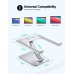Zewwen Laptop Stand for Desk, Ergonomic Adjustable Foldable Computer Stand with Heat-Vent, 10Lbs Heavy Duty Aluminium Alloy Laptop Riser Compatible with MacBook Air, Pro, Dell XPS, Samsung, 10”-16"