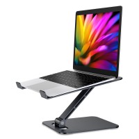 Zewwen Laptop Stand for Desk, Ergonomic Adjustable Foldable Computer Stand with Heat-Vent, 10Lbs Heavy Duty Aluminium Alloy Laptop Riser Compatible with MacBook Air, Pro, Dell XPS, Samsung, 10”-16"