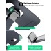 Zewwen Laptop Stand for Desk, Ergonomic Adjustable Foldable Computer Stand with Heat-Vent, 10Lbs Heavy Duty Aluminium Alloy Laptop Riser Compatible with MacBook Air, Pro, Dell XPS, Samsung, 10”-16"