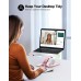 Zewwen Laptop Stand for Desk, Ergonomic Adjustable Foldable Computer Stand with Heat-Vent, Aluminium Alloy Laptop Riser Compatible with MacBook Air, Pro, Dell XPS, Samsung, 10”-16" (Rose Gold)
