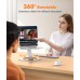 Zewwen Laptop Stand for Desk, Ergonomic Adjustable Foldable Computer Stand with Heat-Vent, Aluminium Alloy Laptop Riser Compatible with MacBook Air, Pro, Dell XPS, Samsung, 10”-16"