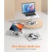 Zewwen Laptop Stand for Desk, Ergonomic Adjustable Foldable Computer Stand with Heat-Vent, Aluminium Alloy Laptop Riser Compatible with MacBook Air, Pro, Dell XPS, Samsung, 10”-16"