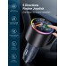 Zewwen FM Transmitter for Car Bluetooth 5.3, Type-C PD 30W & QC3.0 18W USB Car Charger, Cigarette Lighter Bluetooth Car Adapter Wireless Radio, Hands-Free Call, Hi-Fi MP3 Player, 7 Colors LED Backlit