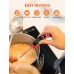 Zewwen Meat Thermometers Cooking, IP66 Waterproof Instant Read Candy Thermometer with Backlight & Magnet, Digital Food Thermometer for BBQ/Grill/Oil/Smoker/Deep Fry, Support Calibrate, Auto Off