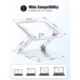 Zewwen Adjustable Laptop Stand, Ergonomic Laptop Riser Holder for Desk, Aluminum Sturdy Dual Rotation Axis Foldable Computer Stand, Compatible with MacBook Pro All Notebooks 10-16"