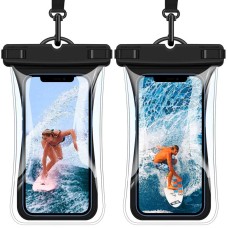 Zewwen Floating Waterproof Phone Pouch with Crossbody Lanyard, [Super Buoyancy] IPX8 Waterproof Phone Case, Underwater Dry Bag for Diving Compatible with iPhone 13 Pro Max/12/11/XR/XS/X Up to 6.9''